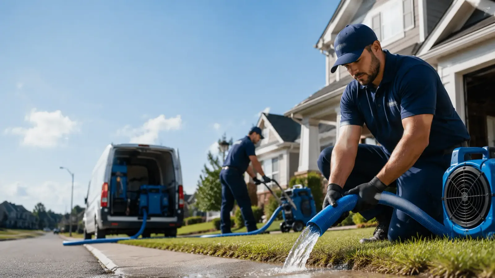 Flood Damage Restoration in Italy, TX